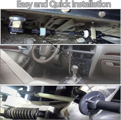 68261253AC Automatic Transmission Shifter Cable with Bushing Repair Kit Fit for Ram 2500 2012-2018/3500 2011-2023/4500 2011-2015/5500 2011-2015# 68039341AE 68039341AB 68039341AC in Saudi Arabia