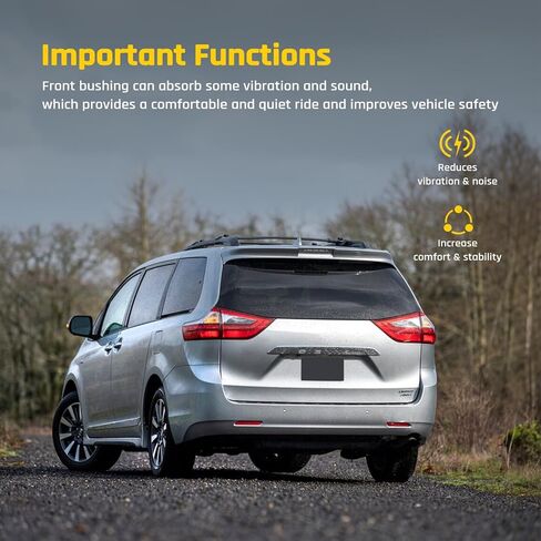 533851 & 533852 البطانات الأمامية اليمنى واليسرى لذراع التحكم في التعليق السفلي لـ 2011-2020 Toyota Sienna، استبدل 4806908040، RK622036، 4806808040، RK622035 in Kuwait