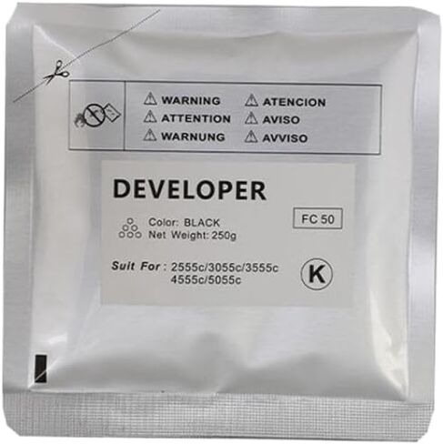 4-Pack Developer Unit Compatible with D-FC505 E for Use in 2505AC, 3505AC, 4505AC, and 2515 Printers in Saudi Arabia