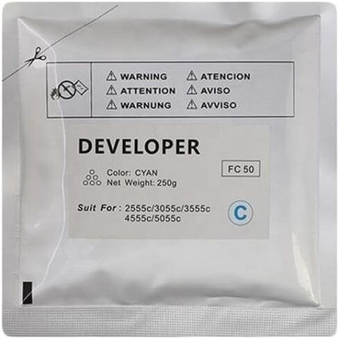 4-Pack Developer Unit Compatible with D-FC505 E for Use in 2505AC, 3505AC, 4505AC, and 2515 Printers in Saudi Arabia