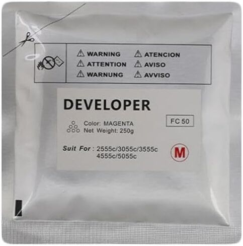 4-Pack Developer Unit Compatible with D-FC505 E for Use in 2505AC, 3505AC, 4505AC, and 2515 Printers in Saudi Arabia