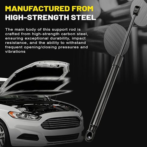 Hood Struts Lift Support for Hyundai Sonata 2015-2017 - OEM Replacement Shocks, Compatible with Eco/GL/GLS/Limited/Premium/SE/Sport/Ultimate, OEM# 81161C1000, 2 Pcs in Kuwait