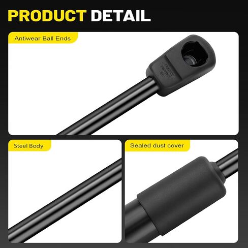 Hood Struts Lift Support for Hyundai Sonata 2015-2017 - OEM Replacement Shocks, Compatible with Eco/GL/GLS/Limited/Premium/SE/Sport/Ultimate, OEM# 81161C1000, 2 Pcs in Kuwait