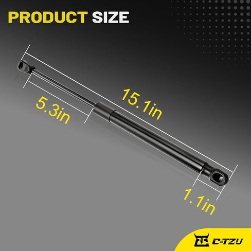 Hood Struts Lift Support for Hyundai Sonata 2015-2017 - OEM Replacement Shocks, Compatible with Eco/GL/GLS/Limited/Premium/SE/Sport/Ultimate, OEM# 81161C1000, 2 Pcs in Kuwait