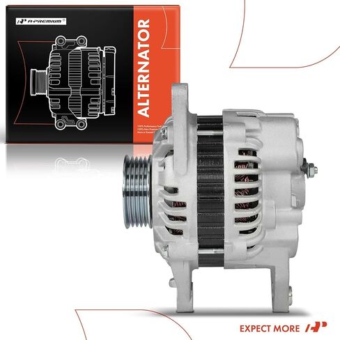 A-Premium Alternator Compatible with Mitsubishi Galant 2000 2001 2002 2003, 2.4L, 12V 85A 5-Groove Pulley Clockwise, Replace# MD368519, A002TB5791 in Kuwait
