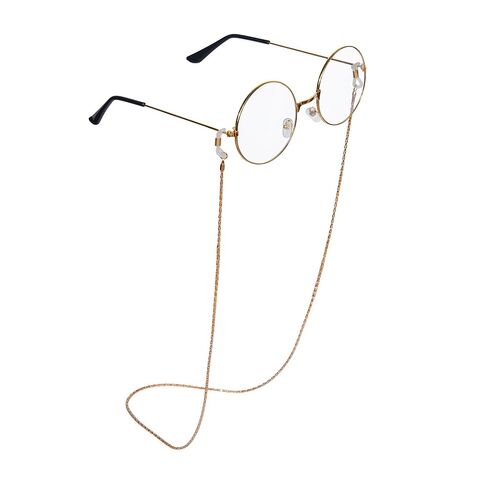 Vonokee Old Lady Costume Set 6Pcs-Grandmother Wig,Wig Caps, Madea Granny Glasses, Eyeglass Retainer Chain,Pearl Necklace and Grandma Cane in Saudi Arabia