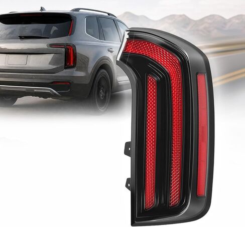 92402-S9600 Right Passenger Side LED Tail Light Outer Rear Lamp Assembly Compatible with 2023 2024 2025 Kia Telluride EX/SX/X-Line/X-Pro Models Replace#92402S9600 in Kuwait