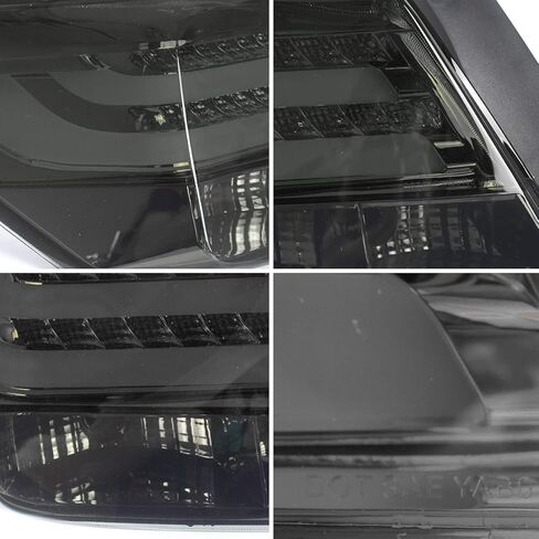 مجموعة مصابيح LED الخلفية من VLAND لسيارة Honda Inspire JDM 2008 2009 2010 2012 فقط، (ليست لسيارة Coupe & Accord Sedan LX، LX-P، EXL، EX6)، جوانب السائق والراكب (4 قطع)، عدسات مدخنة in Kuwait