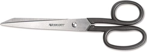 مقص Westcott 19018 Kleencut، اليد اليسرى/اليمين، بطول 20.32 سم، أسود in Kuwait