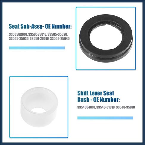1 Set Manual Transmission Shift Lever Bushing for Toyota 4Runner 1984-2001 for Toyota Tacoma 1995-2004 No.33505-35020 Rubber White Black Green Stylish Design in Kuwait
