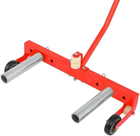 Tire Dolly for Changing Tires, Adjustable Wheel Dolly with Dual Rollers, One-Person Tire Installation Tool for Car, SUV & Light Truck Tires up to 31.5", 330 LBS Capacity, Tire Mounting Dolly in Saudi Arabia