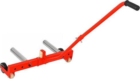 Tire Dolly for Changing Tires, Adjustable Wheel Dolly with Dual Rollers, One-Person Tire Installation Tool for Car, SUV & Light Truck Tires up to 31.5", 330 LBS Capacity, Tire Mounting Dolly in Saudi Arabia