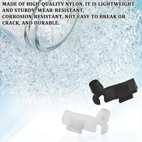 Door Lock Rod Clip, Door Handle Lock Rod Hood Latch Locking Push Clip Kit, Left & Right Tailgate Handle Lever End Retainer Clips Replace 4003672R 4003673L Car Accessories for Truck SUV（5 Set） in Kuwait