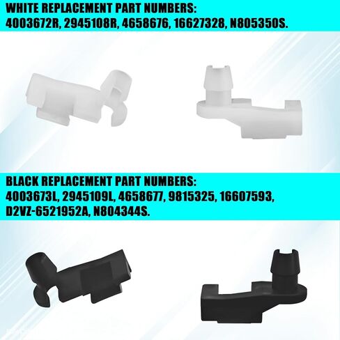 Door Lock Rod Clip, Door Handle Lock Rod Hood Latch Locking Push Clip Kit, Left & Right Tailgate Handle Lever End Retainer Clips Replace 4003672R 4003673L Car Accessories for Truck SUV（5 Set） in Kuwait
