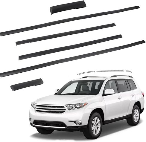 قالب تشطيب جانبي للسقف بالتنقيط من الجانب الأيسر والأيمن متوافق مع سيارة Toyota Highlander & Highlander Hybrid 2008 2009 2010 2011 2012 2013 يستبدل # 75555-48061 75555-48060 in Kuwait