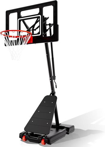 BACKYARD BLITZ Basketball Hoop,44&48in Backboard Portable Basketball Goal System, 10FT Hand-Crank Adjustable Basketball Hoop Outdoor in Saudi Arabia