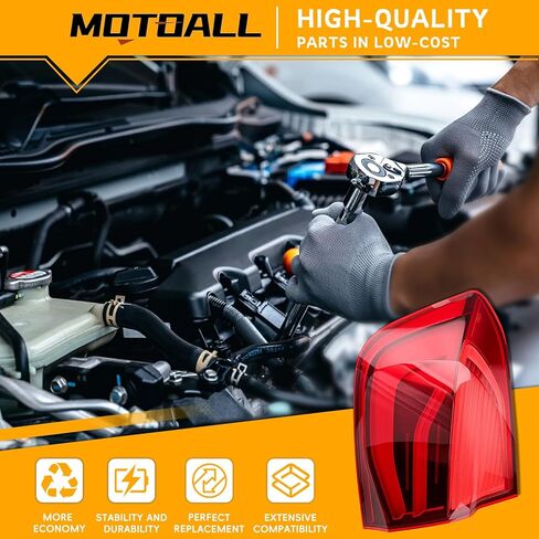 MOTOALL 63217369117 مصباح خلفي للجانب الأيسر الخلفي مصباح إيقاف الفرامل الخارجي مناسب لسيارات BMW 3 Series F30 F80 2016-2018 in Kuwait
