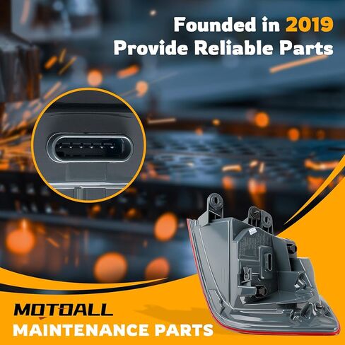 MOTOALL 63217369117 مصباح خلفي للجانب الأيسر الخلفي مصباح إيقاف الفرامل الخارجي مناسب لسيارات BMW 3 Series F30 F80 2016-2018 in Kuwait