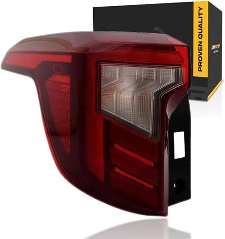 KarParts360 لكيا سيلتوس 2024 2025 ضوء خلفي جانب الركاب | الخارجي | أحمر، واضح | الصمام | غلاف بلاستيك ABS | نوع لمبة الفرامل LED | عدسة بلاستيك PMA | بديل لـ KI2805174 | 92402-Q5610 in Kuwait