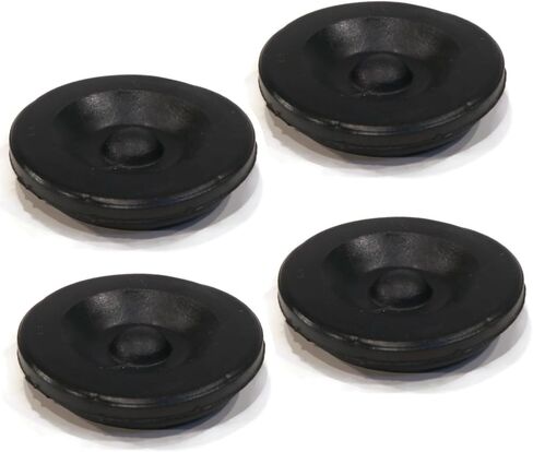 The ROP Shop | 4-Pack - New Rubber Grease Plug Hub Dust Caps for Dexter EZ Lube Trailer Camper Axle in Kuwait