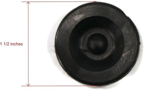 The ROP Shop | 4-Pack - New Rubber Grease Plug Hub Dust Caps for Dexter EZ Lube Trailer Camper Axle in Kuwait