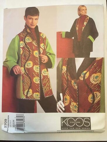 Vogue 2709 Sewing Pattern, Misses' Reversible Jacket, Size XS,S,M in Saudi Arabia