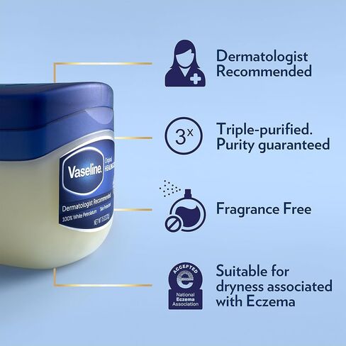 Vaseline Original & Cocoa Butter Healing Jelly Travel-Size Variety 2-Pack – Rich Moisturizing Ointment, Skin Protectant for Soothing Cracked, Dry Skin, 1.75 Oz Ea in Saudi Arabia