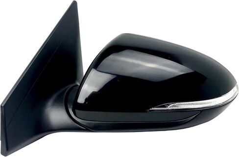 Spieg Driver Side Mirror for 2017-2018 Hyundai Elantra Power Adj Heated Blind Spot Monitoring BSM Memory Turn Signal Light Black 12 Pins Left HY1320227 in Saudi Arabia