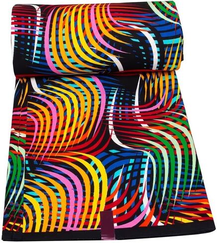 African Fabric 100% Cotton Ankara Wax Print Fabric 6 Yards Cloth for Party Dress in Saudi Arabia