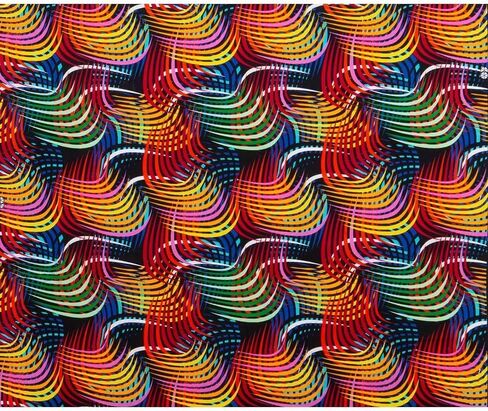 African Fabric 100% Cotton Ankara Wax Print Fabric 6 Yards Cloth for Party Dress in Saudi Arabia