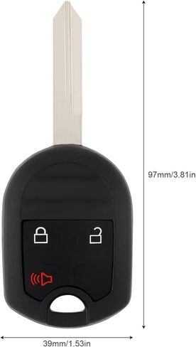 مفتاح السيارة فوب دخول بدون مفتاح عن بعد مناسب لـ CWTWB1U793 Ford F150 F250 F350 F450 Explorer Edge Escape Ranger Fusion Econoline Flex مع شريحة 4D63 80 بت، 315 ميجاهرتز 3 أزرار مفتاح فوب (2) in Kuwait
