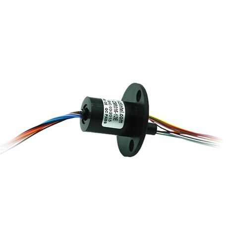 1PC 2/4/6/8/12/18 Channels Wires Slip Ring 2A Slipring Diameter 5/6.5/7.2/8.5/12.5mm Mini Rotary Conductiv Connectors(Dia 12.5mm 6CH) in Saudi Arabia