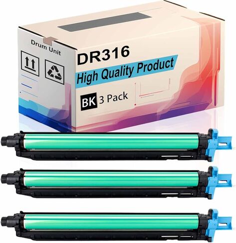 DR316 Drum Unit Compatible for Konica Minolta bizhub C250i 300i 360i C250i C300i C360i Printer |AAV70RD DR-316K AAV70TD| High Yield 100000 Pages (C/M/Y/K 1Set) in Saudi Arabia