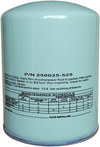 250025-525 Suitable for Air Compressor Oil Filter, Replacement Parts Oil Coolant Filter P/N250025-525 P176324 in Kuwait