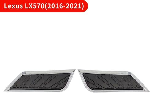 Rear Bumper Exhaust Cover Exterior Styling for Lexus LX570 2016-2022 2021 2020 2019 2018 LX 570 Upgrade Decoration Accessories in Saudi Arabia