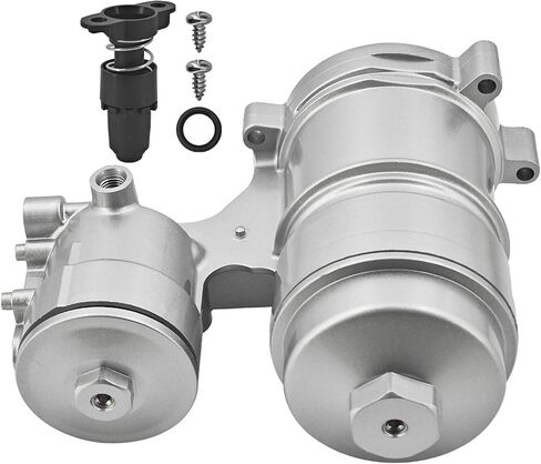 4C3Z-9C166-AA 6.0L Aluminum Oil & Fuel Filter Housing Assembly Compatible with Ford F-250 F-350 F-450 F-550 Super Duty 2005-2007, Fits for ford Excursion 2004-2005 Replace# 4C3Z9C166AA in Saudi Arabia