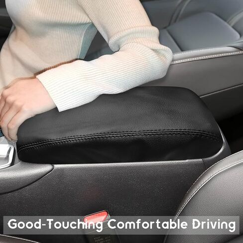 ramuel Compatible with Center Console Armrest Cover Pad PU Leather Arm Rest Covers Mat Middle Console Cover Lid Protector Pad for Nissan Sentra 2020-2025 Black in Saudi Arabia