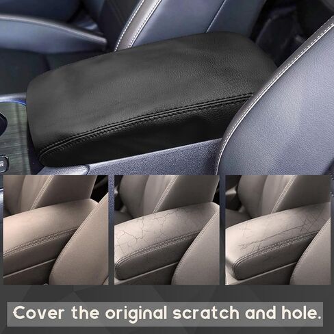 ramuel Compatible with Center Console Armrest Cover Pad PU Leather Arm Rest Covers Mat Middle Console Cover Lid Protector Pad for Nissan Sentra 2020-2025 Black in Saudi Arabia