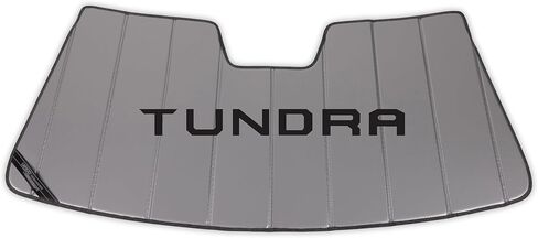 واقي شمسي مخصص للزجاج الأمامي من Covercraft UVS100 مع شعار تندرا لسيارة Toyota Tundra 2014-2021 in Kuwait