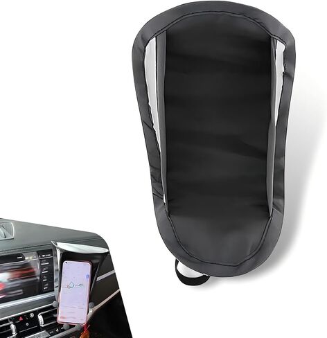 Car Cell Phone Sunshade, Anti-glare & Heat Insulation Shield, Vertical Dashboard Holder Sunshade Cover for Most Phones, Foldable Umbrella Cover for Most Cars Motorcycles (Black) in Kuwait