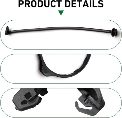 2 PCS Fuel Filler Cap Clip, Oil Gas Cap Tether, Fuel Tank Cap Strap Holder Replace #17670-SJA-013 91594-SNA-A01, Compatible with Honda Accord Civic CRV CR-V Odyssey Acura (Black) in Saudi Arabia
