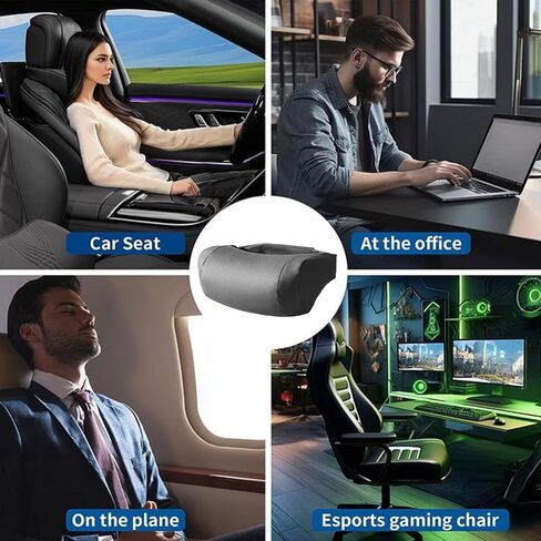 1 Pack Nappa Leather Neck Headrest for Mercedes Benz A-Class C-Class CLA CLS AMG GLC GLE GLS Car Neck Pillow Accessories Interior in Saudi Arabia