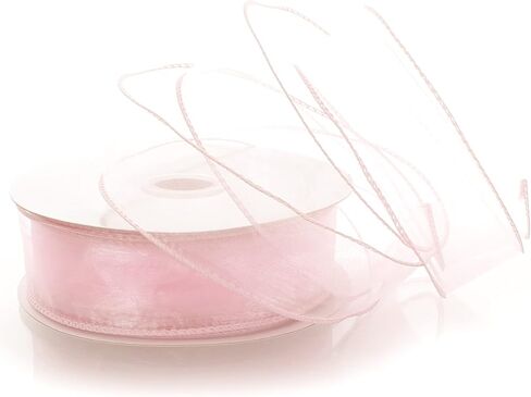 1.5" Wired Sheer Organza Ribbon Purple 10 Yards in Saudi Arabia