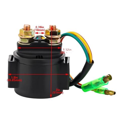 Starter Relay Solenoid Compatible with TRX200SX TRX250 EX X TRX300 EX TRX350 D TRX400EX ATC125M ATC250SX FL350R NH80MD CH125 in Saudi Arabia