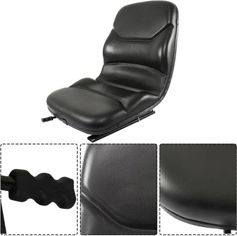 مقعد حفارة Silscvtt مع بديل أسود منزلق للودر حفار 580C 580D 580E 580L 580M in Kuwait