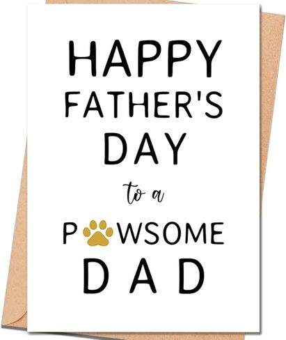 هدية بطاقة عيد الأب لأب الكلب، بطاقة عيد الأب من Dog Dad in Kuwait