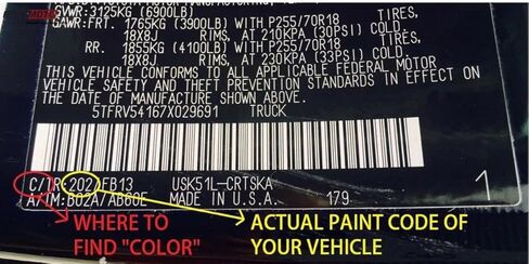 متوافق مع 2016 Toyota 9AH Black Currant Factory المتطابقة مع فرشاة القلم فائقة الجودة ذات المرحلة الواحدة اللامعة والمصنوعة في الولايات المتحدة الأمريكية in Kuwait