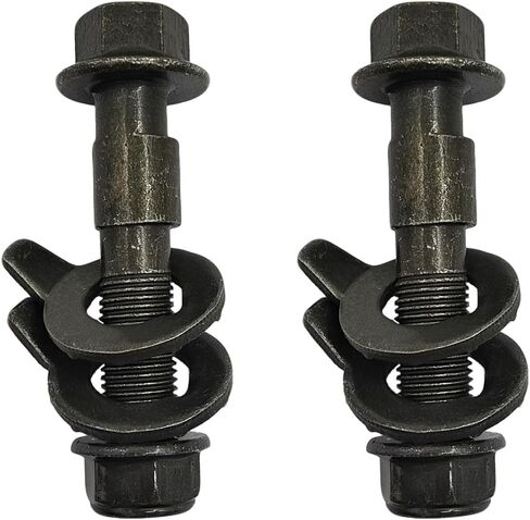 81260 2PCS 14mm Adjustable Camber Correction Alignment Bolt Kit, Compatible with Buick, Chevrolet, Dodge, Ford, Honda, Jeep, Nissan Front Wheel Cam Tool Bolts (14mm) in Saudi Arabia