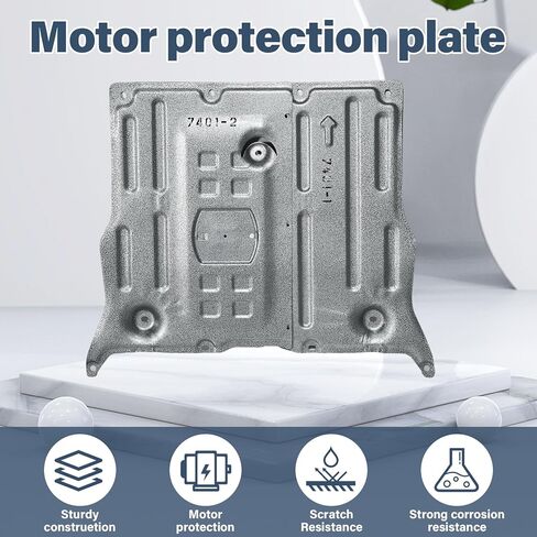 Aluminum Front Skid Plate Fits for Tesla Model 3 2019-2025 & Model Y 2021-2025 for Tesla Model 3 Accessories&Tesla Model y Accessories Under Engine Guard Splash Shield Cover,2-Piece in Saudi Arabia