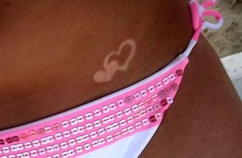 3-Way Heart Tanning Stickers 50 Count in Kuwait